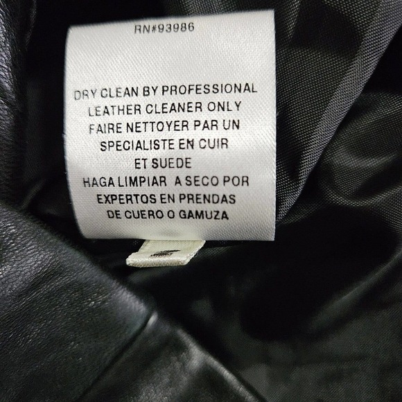 Vtg Casual Corner Leather Jacket Women’s Buttery Soft Sz M Zip Black Lined - Picture 10 of 11